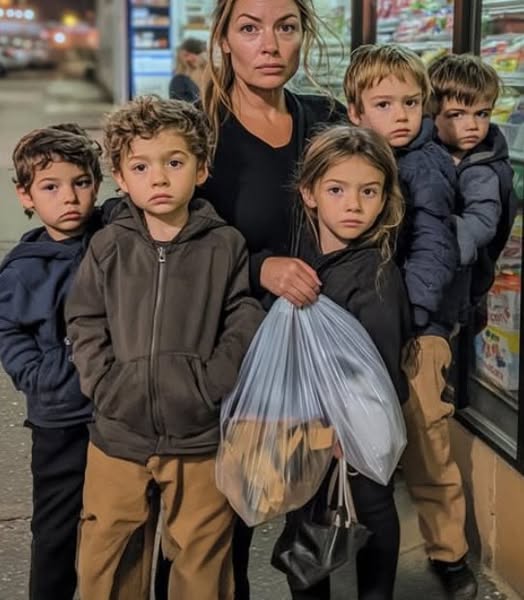 Stranger Covers Grocery Bill for Struggling Mom of Quintuplets – A Heartwarming Tale