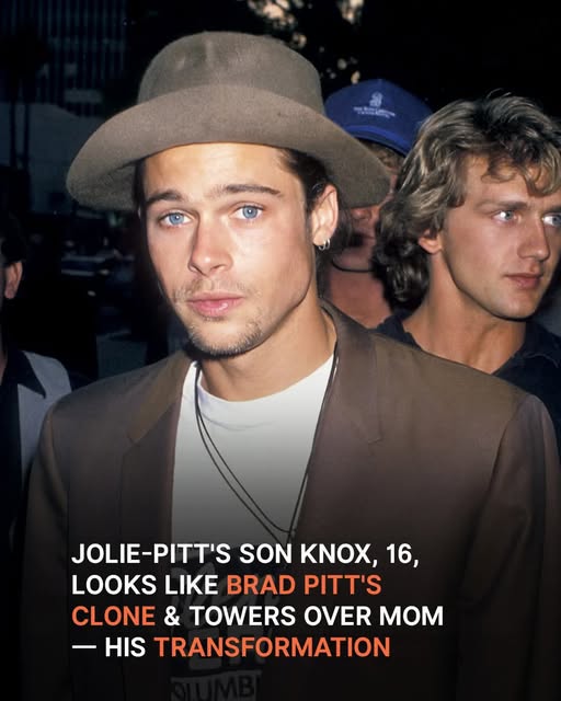 Jolie-Pitt’s Son Knox, 16, Who Sold Dog Treats, Looks Like Brad Pitt’s Clone — His Transformation Caused Hot Buzz