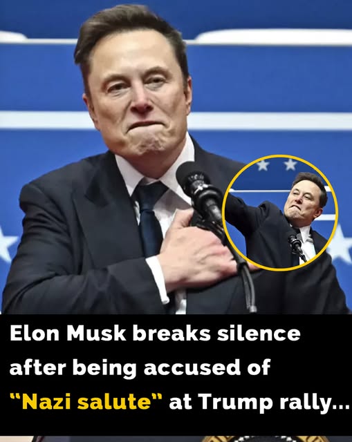 Elon Musk speaks out after “Nazi salute” accusations