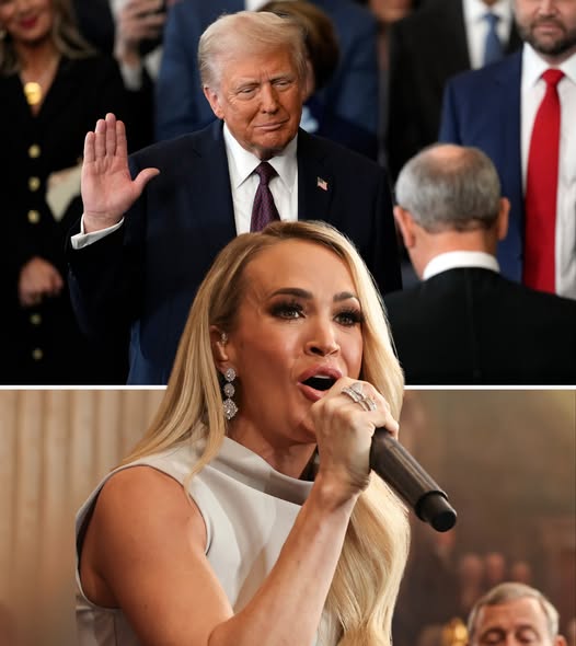 Carrie Underwood performs despite awkward ‘technical malfunction’ at Trump inauguration