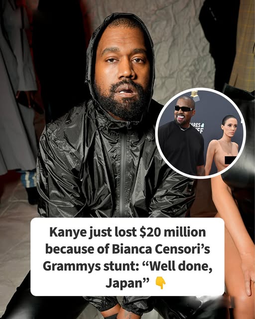 Kanye Just Lost $20 Million Because Of Bianca Censori’s Grammys Stunt: “Well Done, Japan”