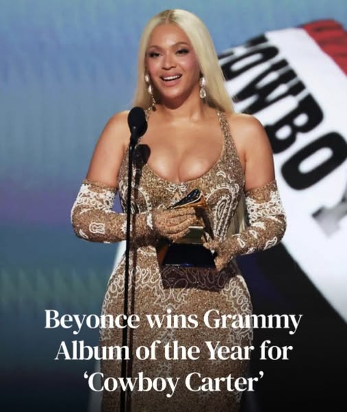Beyoncé makes history winning first Grammy in country category