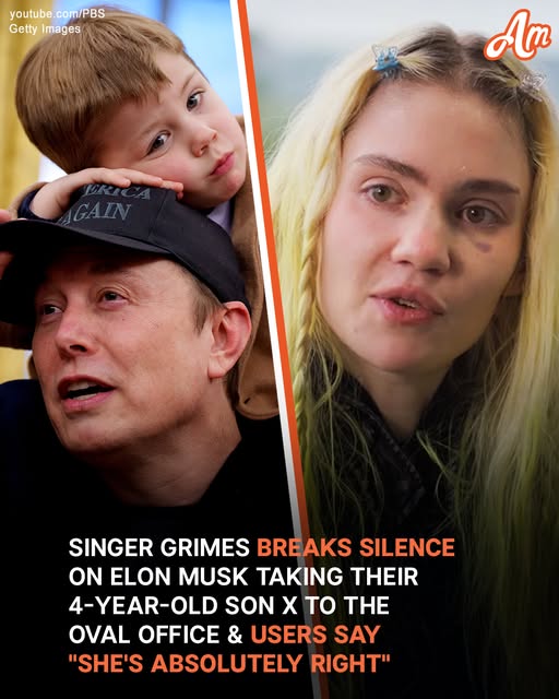 Singer Grimes Speaks Out on Elon Musk Bringing Their Son X Æ A-Xii to the Oval Office